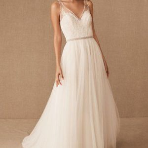 BHLDN Cassia Wedding Dress Size 00